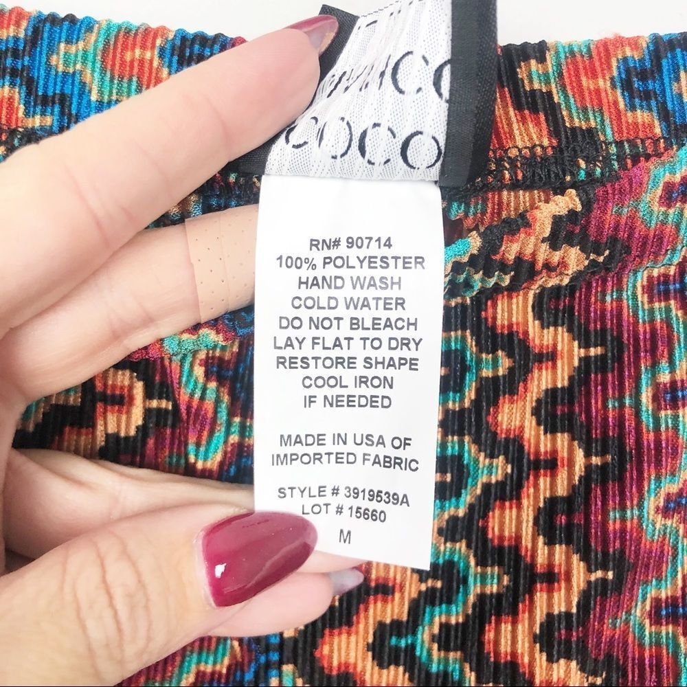 Coco Bianco | Boho Multicolor Zig Zag Chevron Str… - image 7